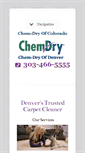 Mobile Screenshot of chemdrycolorado.com